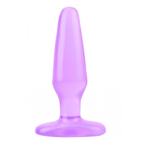 Hi-Rubber Şeffaf Jel Anal Tıkaç - Mor 14cm