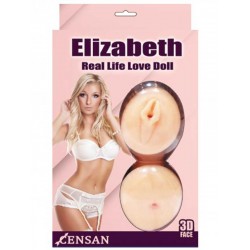 Censan Elizabeth Gerçekçi Sarışın Şişme Bebek